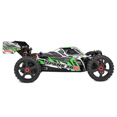 Corally Spark XB6 1/8 Scale 6S Basher Buggy 4WD ROLLER Green COR00485-G