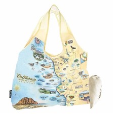 Xplorer Maps PTOTE CCSP California Central Coast State Parks Map Pouch Tote Bag