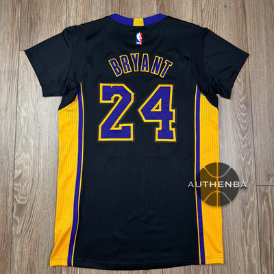 Vintage Adidas Kobe Bryant Rev30 Lakers Authentic Black Sleeved jersey 2XL+0