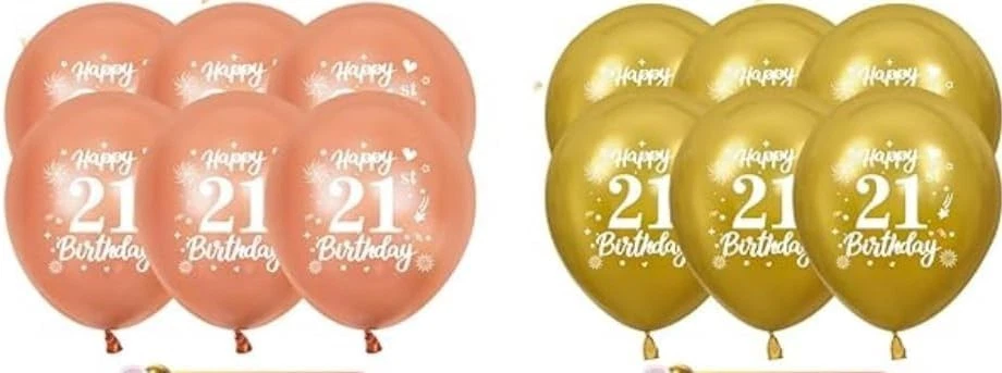 Decoraciones globos cumpleaños 21 Foto 2 de 4