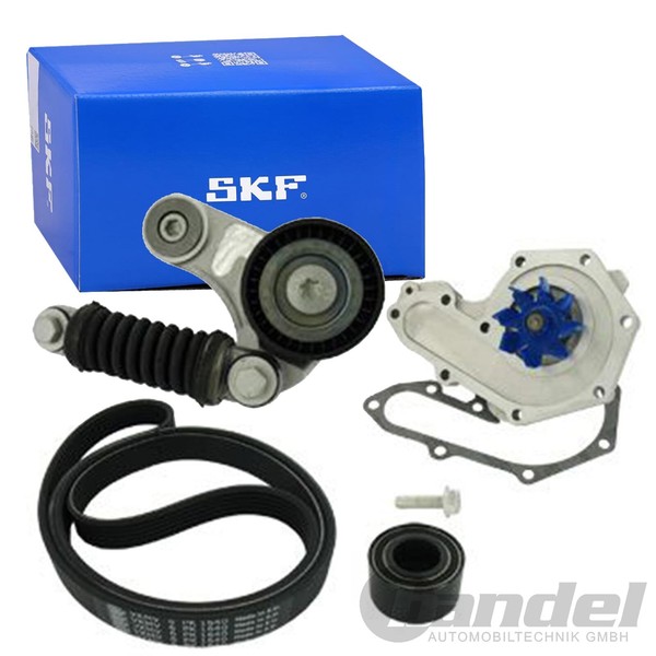 SKF KEILRIPPENRIEMEN-SATZ + Wasserpumpe Passend FüR Renault Espace Laguna-image