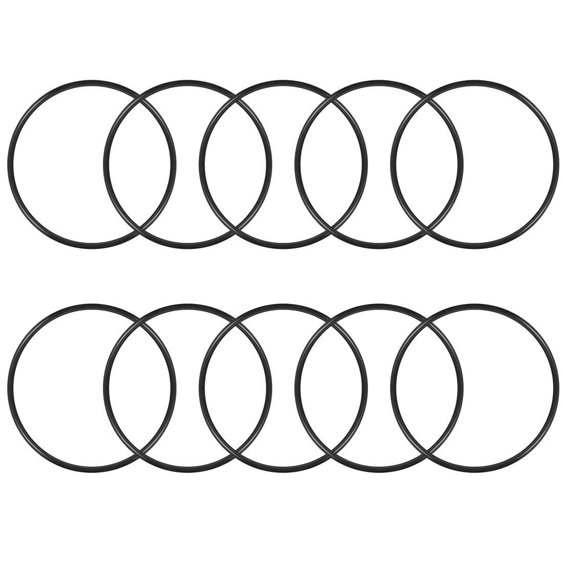 Toroidal rings nitrile rubber 70.2mmx75mmx2.4mm seal seal 10pcs