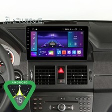 2+64GB Android 15 Autoradio Navi GPS F&uuml;r Mercedes-Benz GLK-Klasse X204 2008-2015