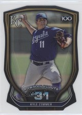 2015 Bowman Bowman Scouts' Top 100 Die-Cut 5/99 Kyle Zimmer #BTP-31 2a9