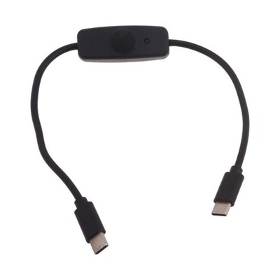 3A USB C Type C Cable with ON/OFF Switches Power Button Phone Fast Charging 15W