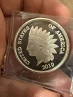 2019 Native American Chief .999 FINE SILVER COIN 1oz. Silver Round