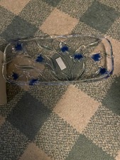 Bluebells Greenblue Milkasa Glass Cheese Tray