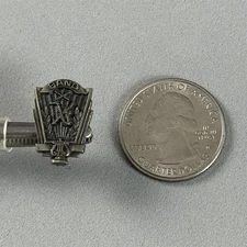 Vintage School Band Lyra Saxophone Member Award HJCO Pin Pinback #56349