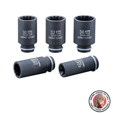 New Kyoto Machine Tools KTC 12.7 sq. Impact Wrench Hub Socket Set ATS3085