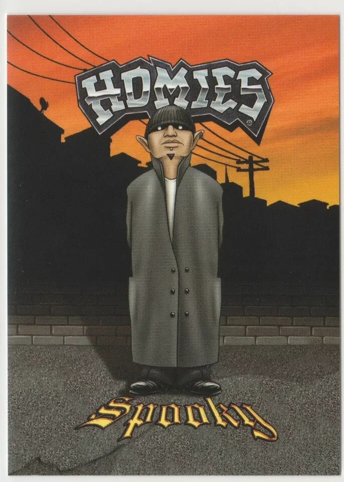 N TOWN HOMIES　stunna　legit　ballaholic Eightball #3 Homies Swap Cards 2004 NECA Lowrider Chicano