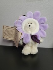 Boyds Bears Mini Plush Ornament - Lila - Adorable Flower