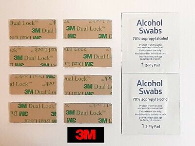 3M Dual Lock Tape 2 Sets of Peel-and-Stick Strips with EZ Pass Mounting Kit 
