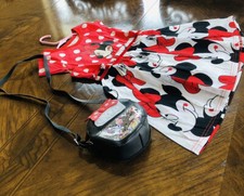 disney Minnie mouse 100 cotton Dress and Minnie mouse cute bag set