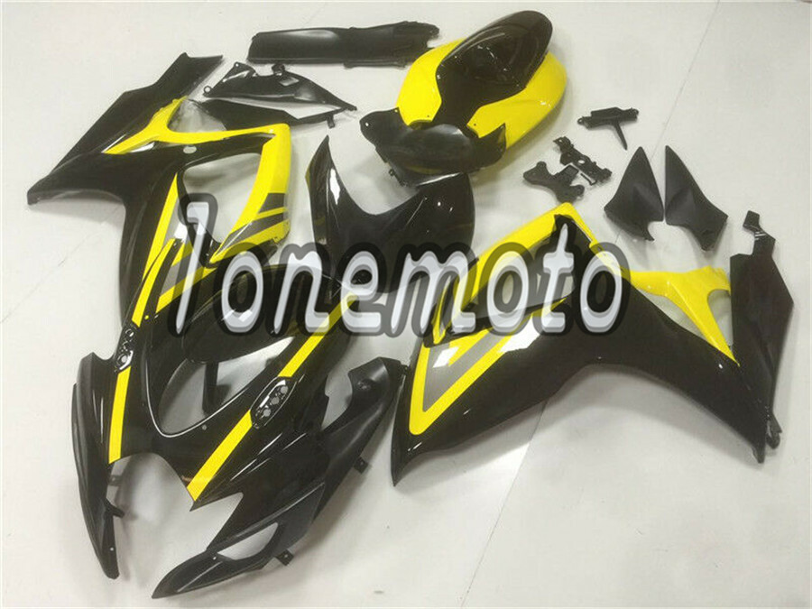 Fit for SUZUKI 06-07 GSX-R 600 750 Yellow Black Injection Fairing Set Body Work item image