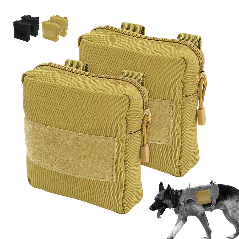 Dog Harness Saddle Bag Backpack Pouch Durable Saddlebag for Pet Tactical Vest