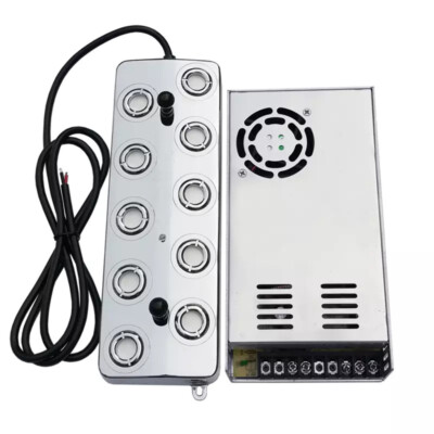 10 Head 220V Pond Ultrasonic Mist Maker Pond Fogger Humidifier Waterproof