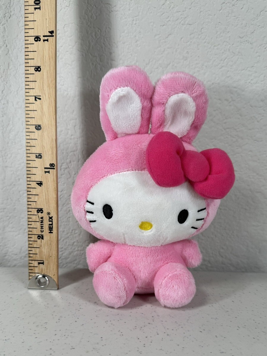 Sanrio Hello Kitty Plush Pink Bunny Rabbit Stuffed Animal SK Japan