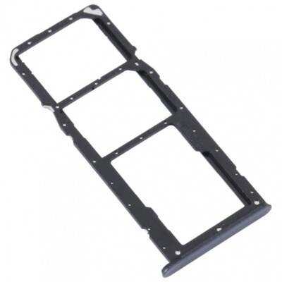 Sim Tray Compatible For Realme C35 Black Glossy Replacement Side Card
