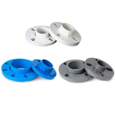 PVC Water Supply Pipe Wall Mount Floor Flange Fittings ID 20-100mm Solvent Weld