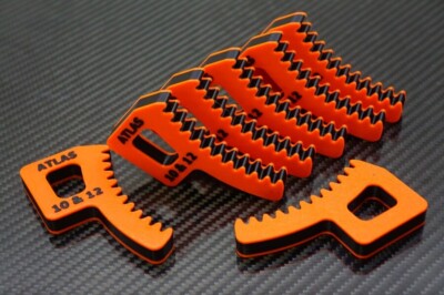 Atlas Craftsman 10'' & 12'' Lathe Spindle Lock Wedge Stop Block 618 Orange & Black