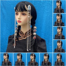 2pc Women Traditional Hair Clip Tassel Long Chain Hair Pin Hair Accessories New