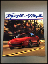 1986 Toyota Mr2 16-page Vintage Original Sales Car Brochure Catalog