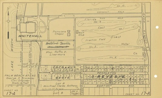 Лист Palm Beach Atlas 17-A - The Breakers Cocoanut Walk to Barton Ave Whitehall - Изображение 4 из 4