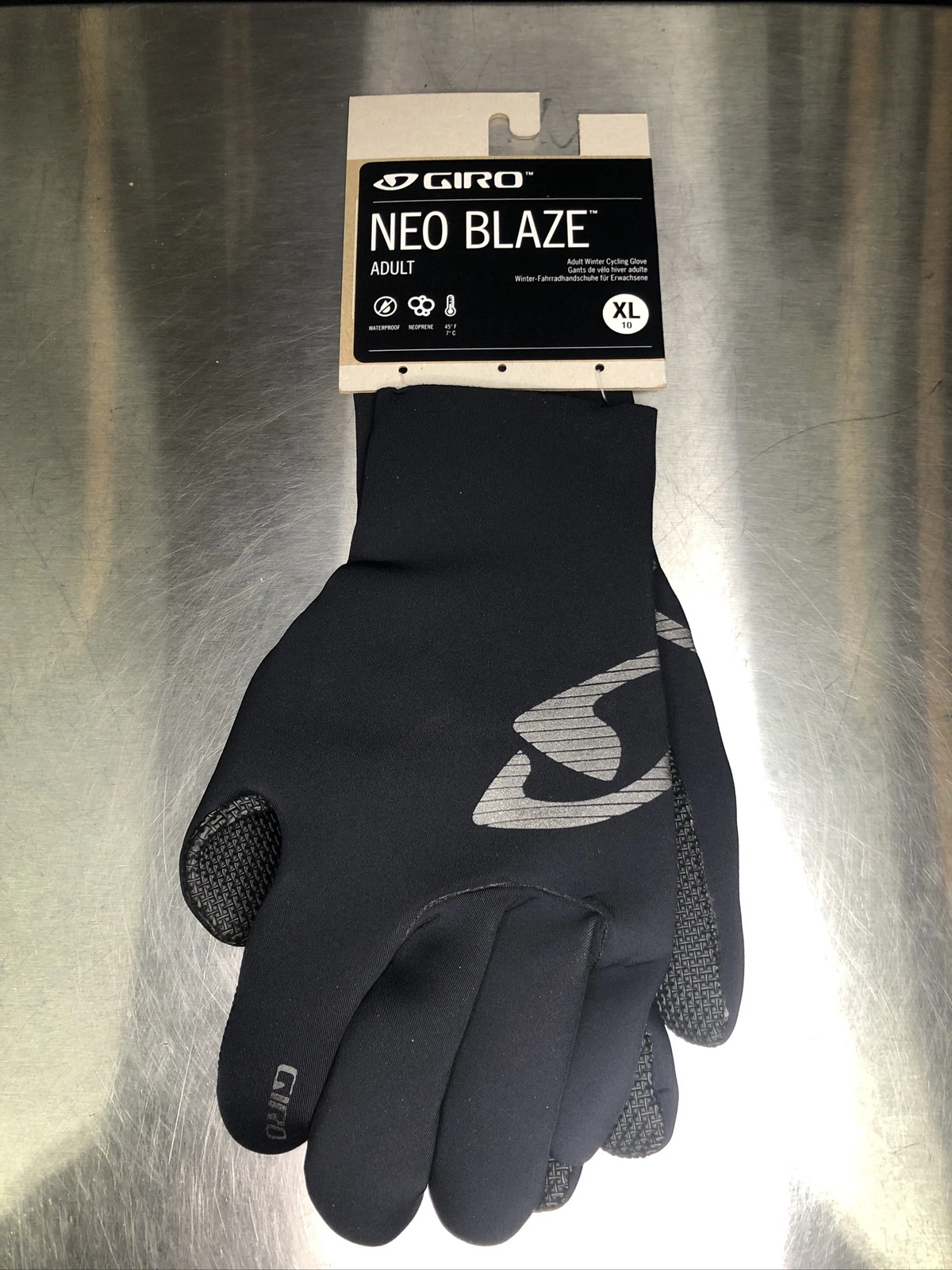 Giro Neo Blaze neoprene winter cycling glove Black XL Men’s New Water cold Proof