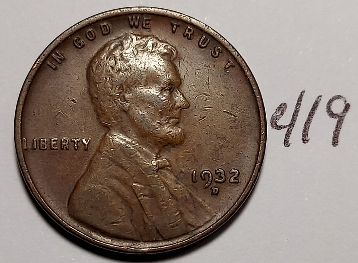 1932-D Lincoln Wheat Cent Semi Key #419 | eBay