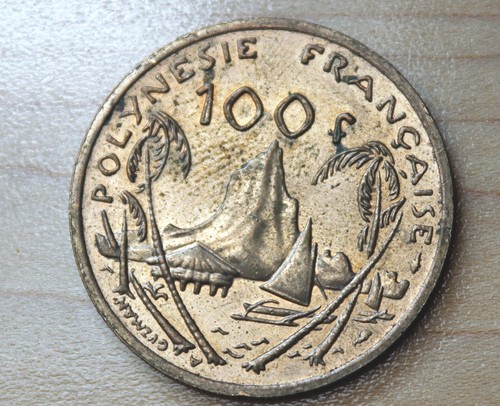 1982 French Polynesia 100 Francs - Picture 1 of 2
