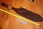 Custom THICK leather {KABAR-BK-9 BECKER} Knife Sheath- USA