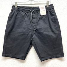 Levi Strauss Signature Super Flex Shorts Youth Boy Size XL - Dark Gray Pull-On