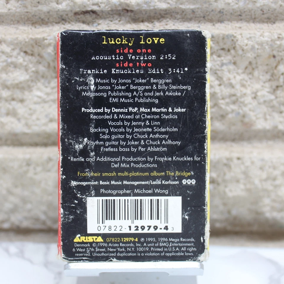 Ace of Base Lucky Love Cassette Single Tape Electronic Pop Foto 2 de 3