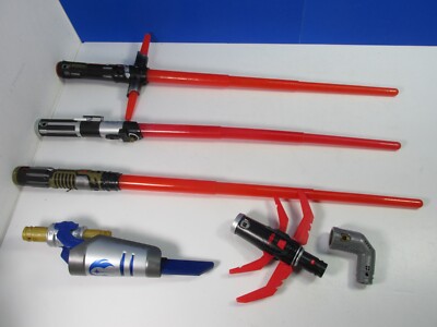 star wars LIGHTSABERS BLADEBUILDERS Set LOT KONVOLUT Darth Vader Kylo Ren LIGHT UP