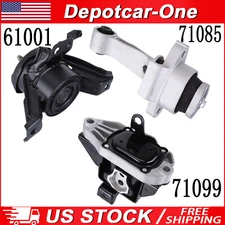 3x Engine Motor & Auto Transmission Mount for Hyundai Sonata 2.0L 2.4L 2015-2018