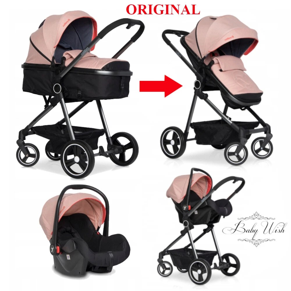 COLIBRO ONEMAX BABY STROLLER 3in1 GONDOLA TRANSFORMED INTO THE SEAT + CAR SEAT