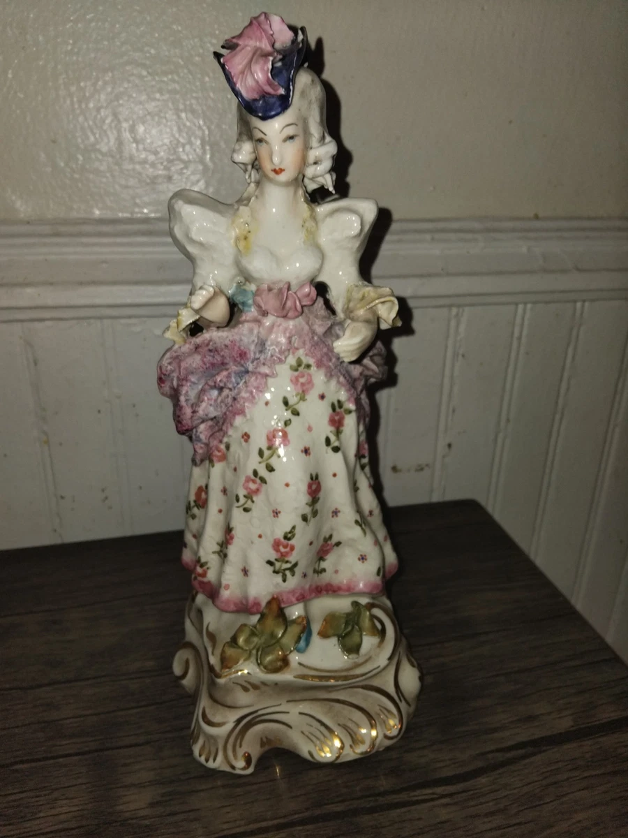 Victorian Woman Figurine In Occupied Japan Collectibles for sale