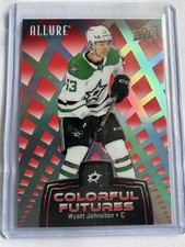 2024-25 Upper Deck Allure #CF-11 Wyatt Johnston Colourful Futures NHL Card