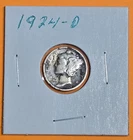 1924-D 10c Mercury Dime 90% Silver United States Coin Denver