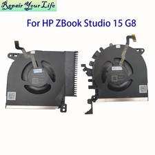 CPU GPU Fan For HP ZBook Studio 15-G8 15S-G8 HSN-C12C Cooler EG50060S1-1C060
