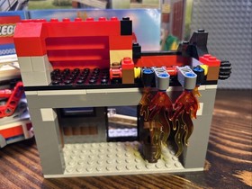 Lego city fire 60003  Fire Emergency  99% complete w/box and manuals READ