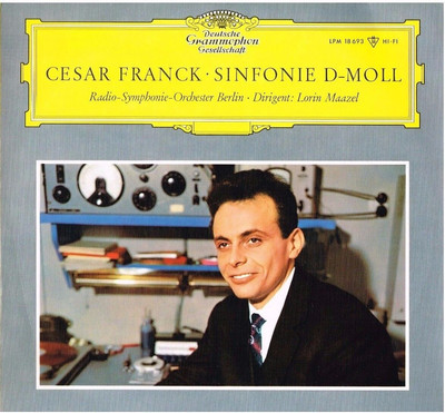 Franck: Sinfonia In Moll / Lorin Maazel - LP Dgg LPM 18693