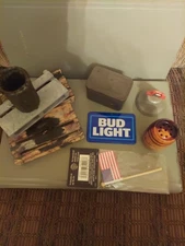 Miniature misc lot 8 pc assortment garage mancave dollhouse