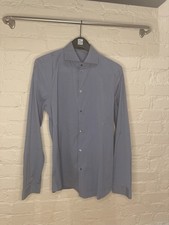 Versace Men’s, Blue, Long Sleeve, Button Up, Dress Up Shirt