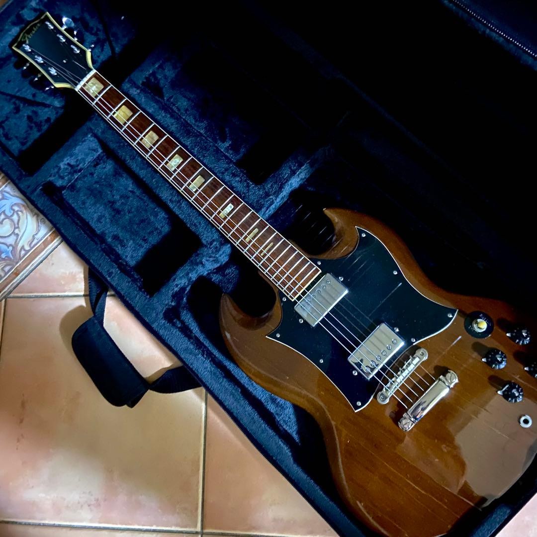 Fresher FG301 Japan 70s Double-Cut Style Electric Guitar Brown