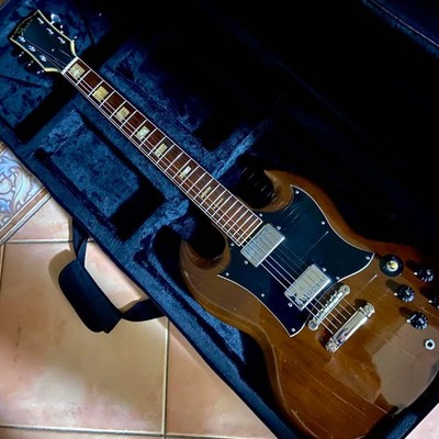 Fresher FG301 Japan 70s Double-Cut Style Electric Guitar Brown