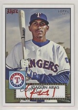 2007 Topps '52 Signatures Special Edition Red Ink 33/52 Joaquin Arias Auto 0f6