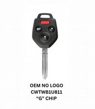 Oem Subaru Cwtwb1u811 G Chip Remote Head Key Fob Black Pod Japan W Logo
