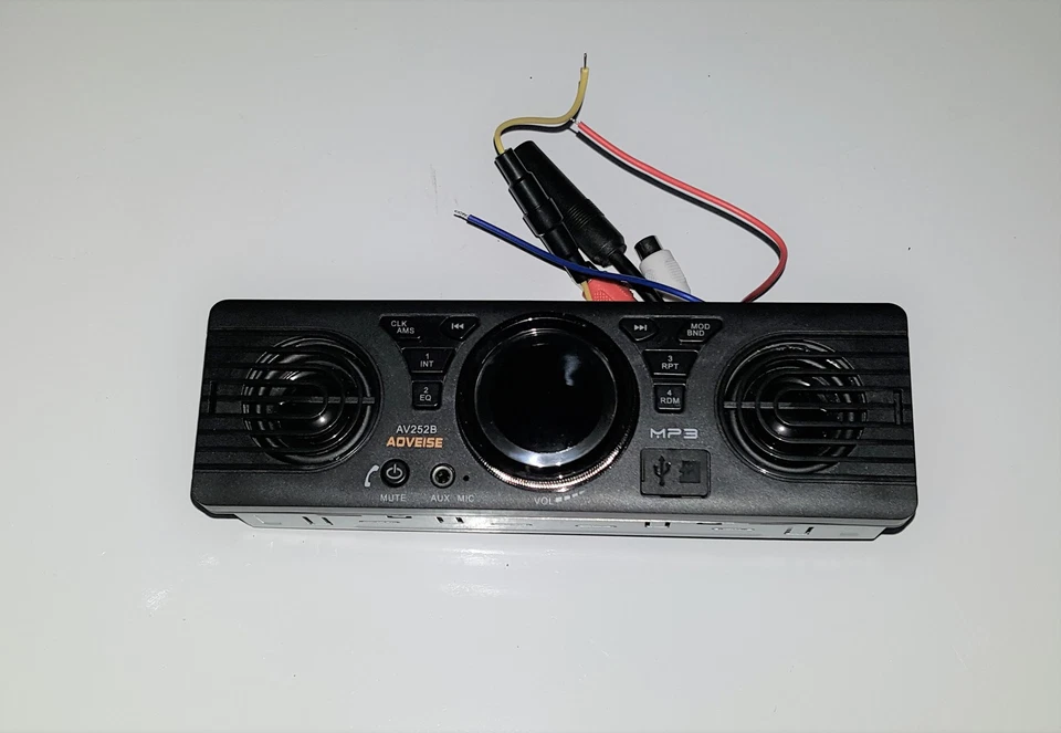 Autoradio 12V Bluetooth int. Lautsprecher USB AUX MP3 Radlader Bagger Traktor - Bild 2 von 4