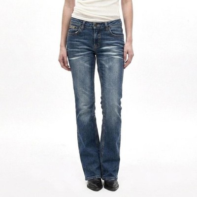 2000s low rise denim pants by LEI L.E.I. jeans blue biker bootleg indie